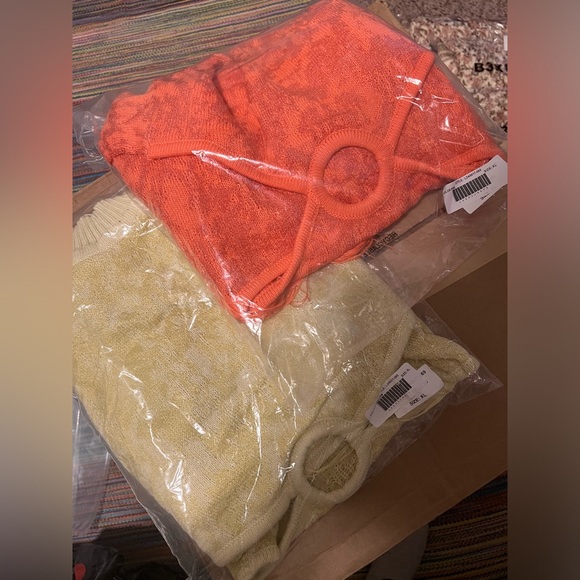 NWT Lush  Miami Bound Knit Halter Fringe Hem Mini Dress - Picture 8 of 11